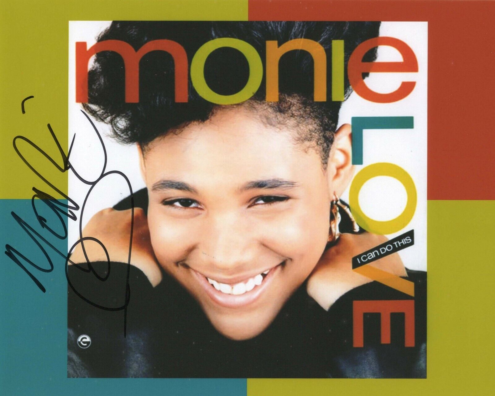 Monie Love rapper REAL hand SIGNED Photo Poster painting #1 COA Autographed