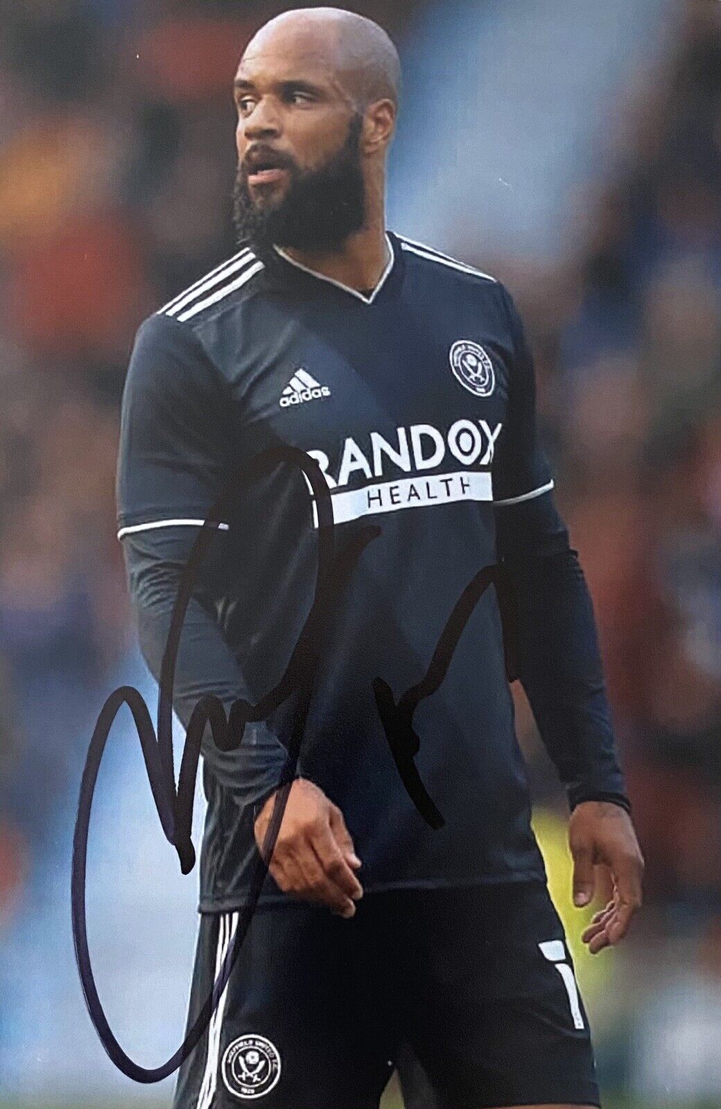 David McGoldrick Genuine Hand Signed Sheffield United 6X4 Photo Poster painting