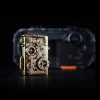 New Creative Pure Copper Torrance Kerosene Lighter Personalized Mechanical Steampunk Lighter Gear Linkage Cool Men's Gift Tool