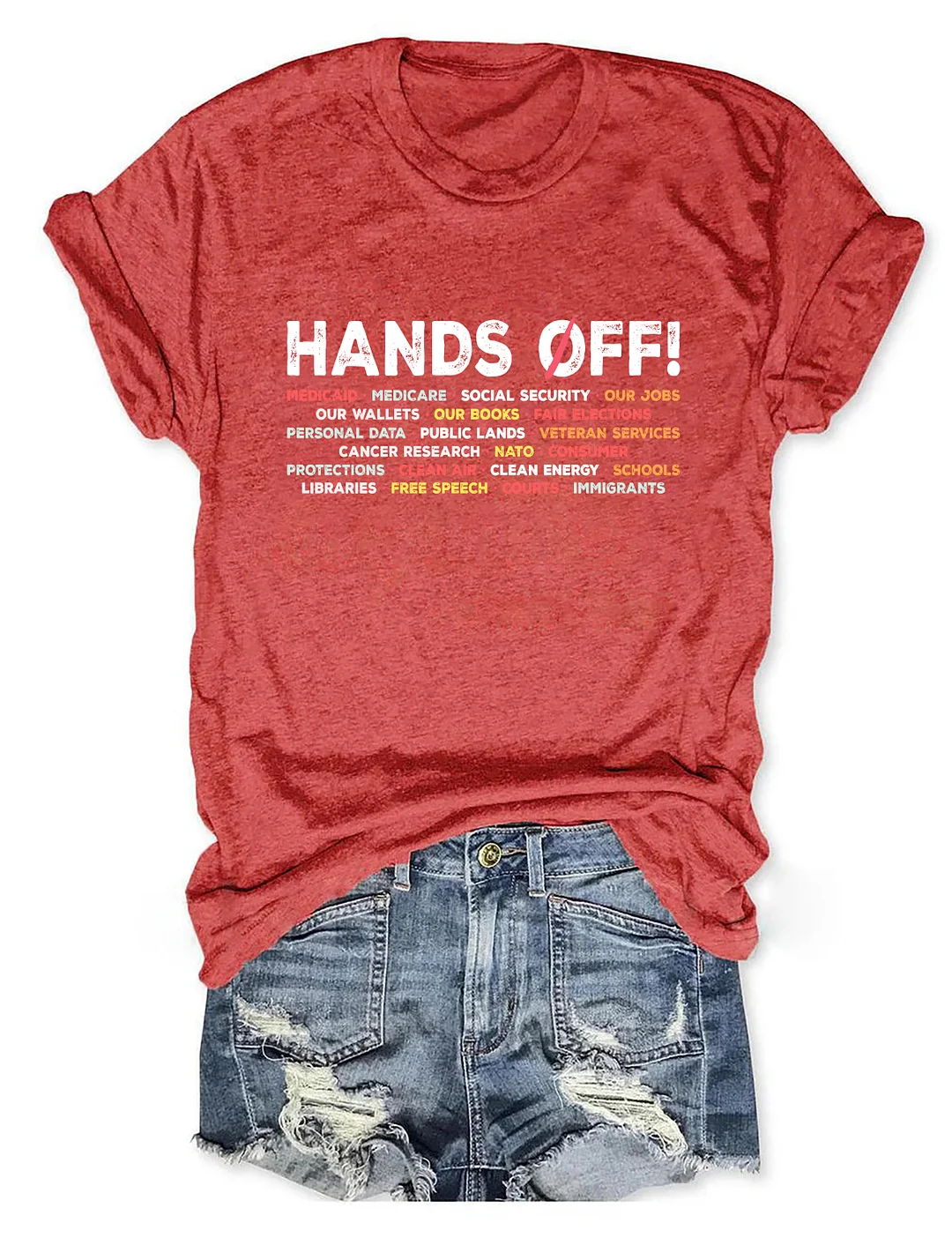 Hands Off Protest T-shirt