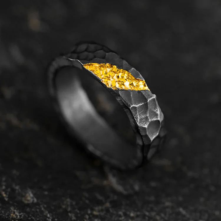 Coutureaura 999 Sterling Silver Moonlit Mountain Ring