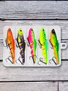 5pcs Fishing Lures 9cm/26g VIB Hard Bait Crankbait Swimbait for Bass Pike Perch