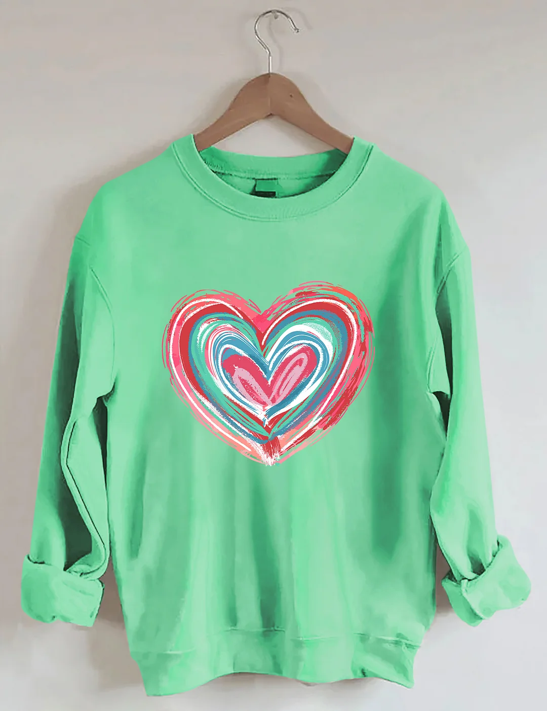 Valentines Day Heart Sweatshirt
