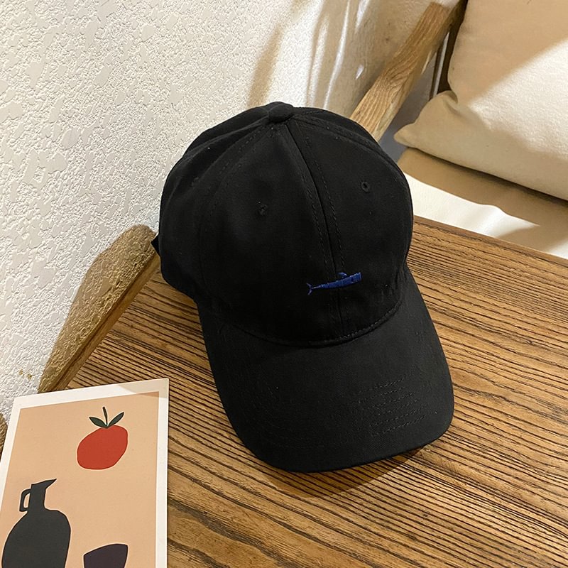   Casual fashion simple fish embroidery baseball cap - Neojana