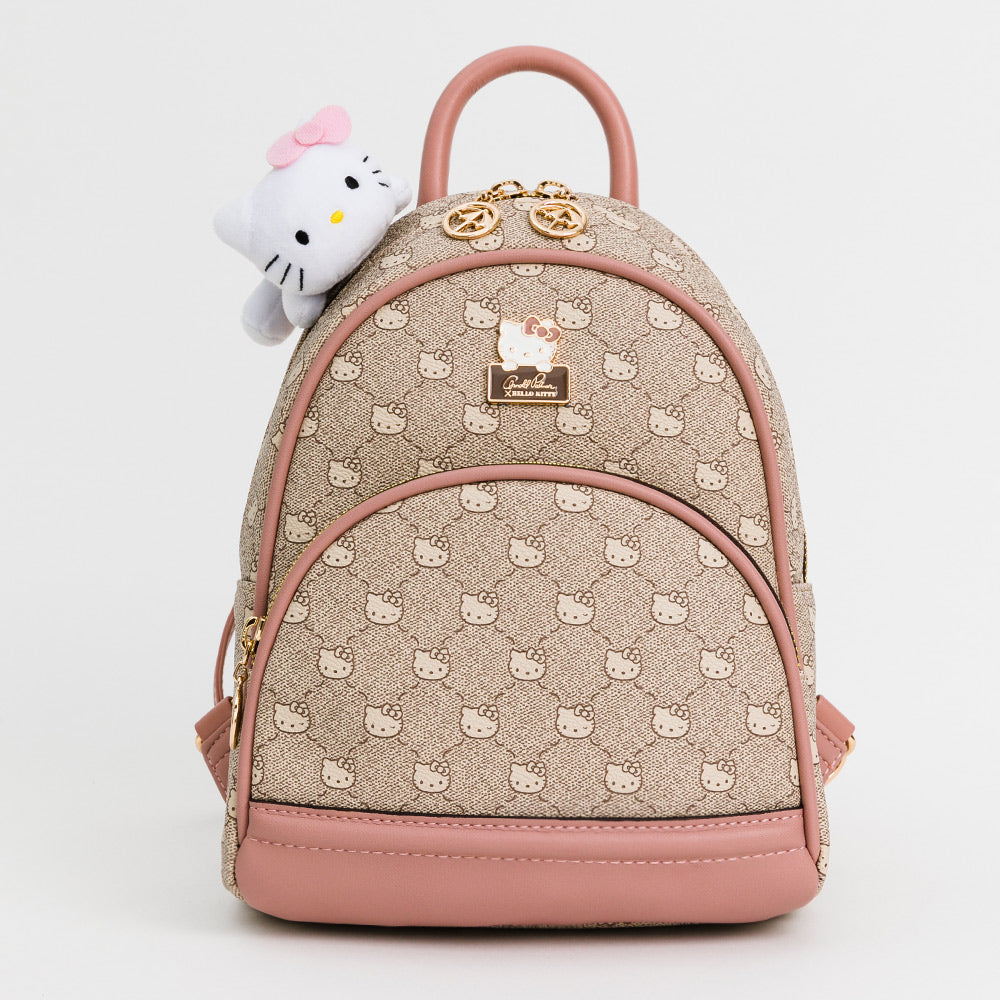 Arnold Palmer X Hello Kitty Blink Backpack Shoulder Bag Rucksack PU Leather Pink Women Girls Ladies Travel Bag A Cute Shop - Inspired by You For The Cute Soul 