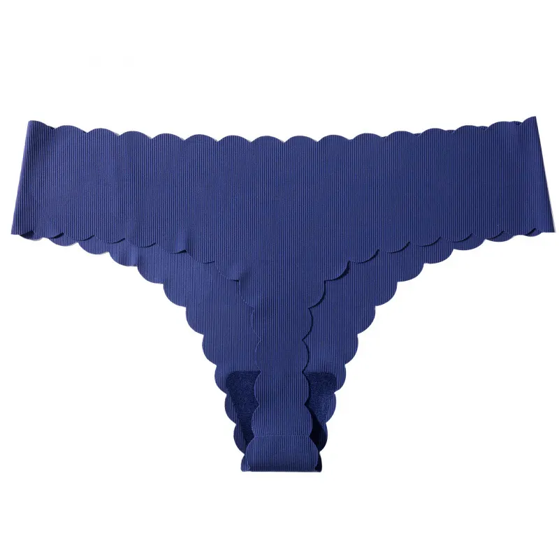 Uveng Uveng Lady One-Thick Thread Wave Side Cotton Crotch Low-Waist Bikini Trousers Woman