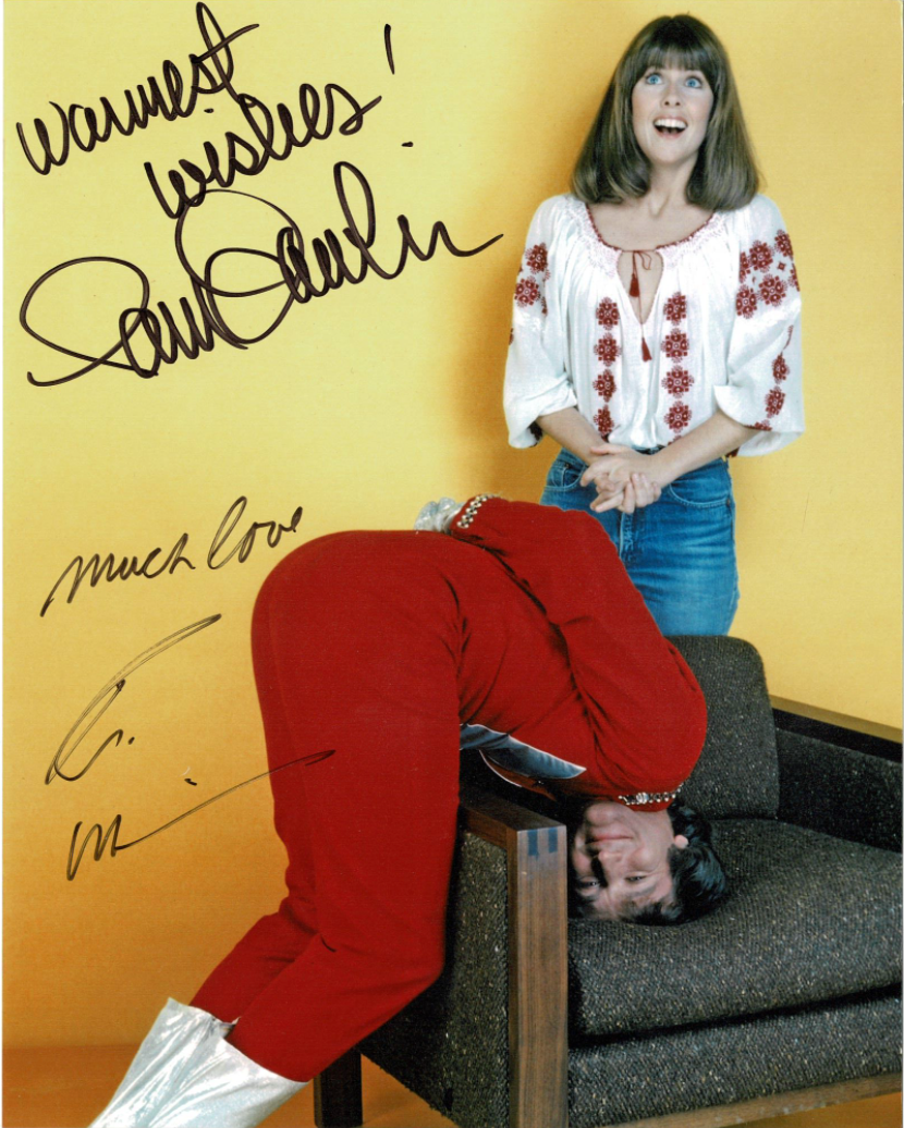 Robin Williams & Pam Dawber signed autographed 8x10 Photo Poster painting! AMCo! 16260