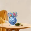 Artistic Blue And White Porcelain Vase - 5D DIY Vase