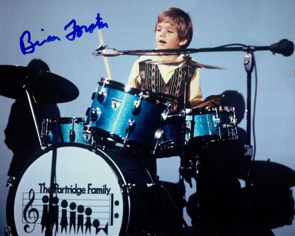 Brian Forster (The Partridge Family) signed authentic 8x10 Photo Poster painting COA