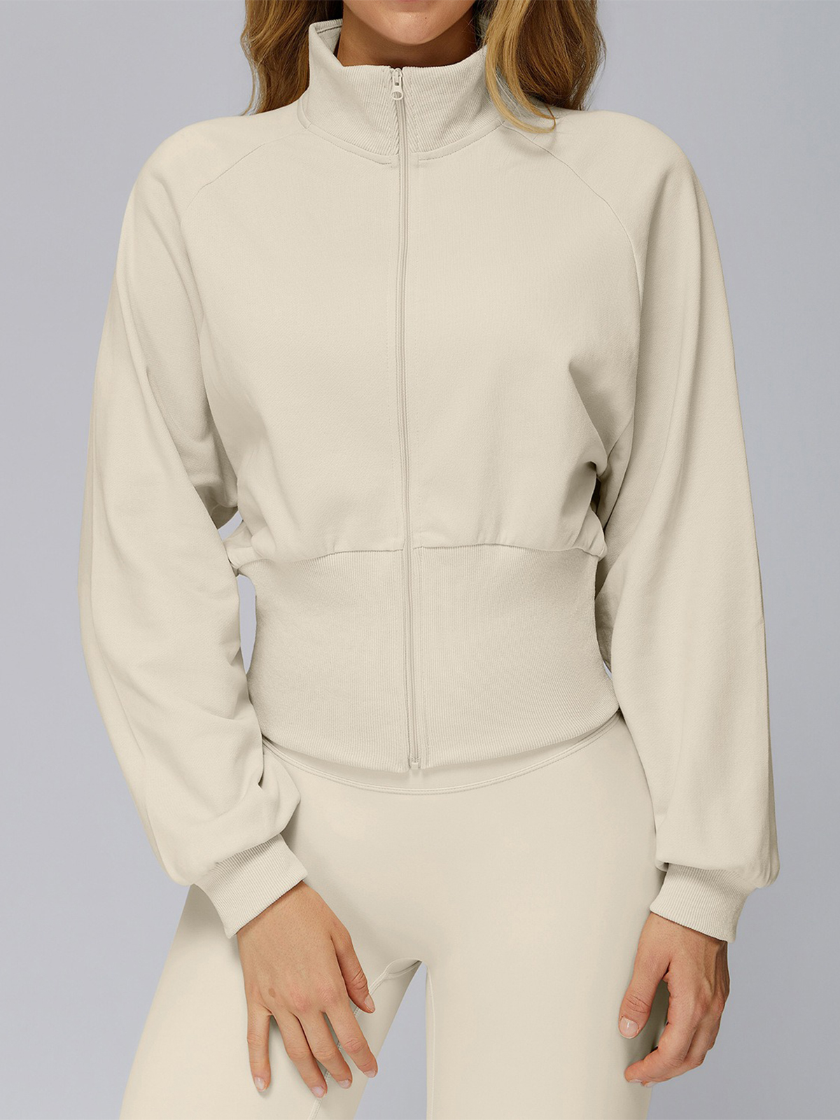 Cropped Zip-Up Jacket - HIGIANNA&reg;