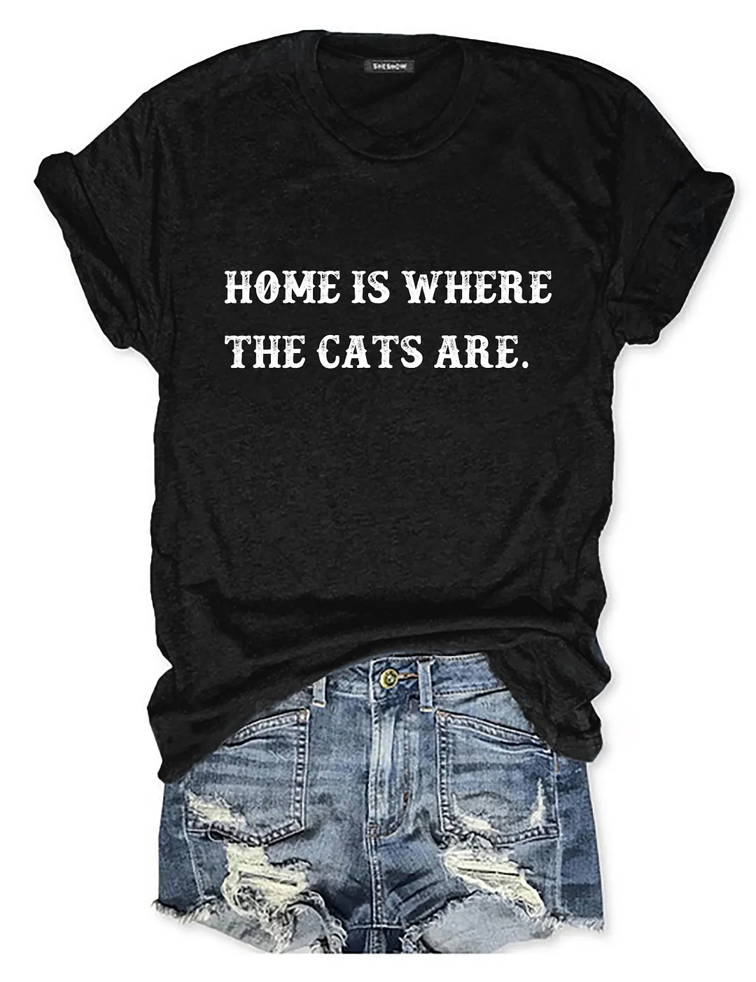 Home Is Where The Cats Are T-shirt