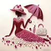 Beauty Special Shaped 5D DIY Partial Drill Diamond Painting Kits for Adults Beginners Home Decor Diamonds Paintings Gem Art 11.81 X11.81inch