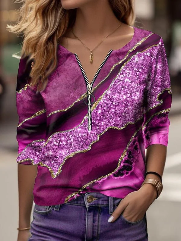 Women's Slim Fit Midi Top T-Shirt