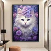 Cat Flower - 11CT Stamped Cross Stitch 40*60cm