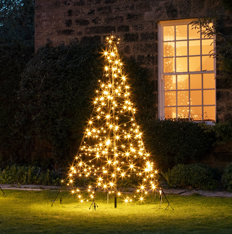 🔥kukelife🔥2m Warm White LED Fairybell Outdoor Christmas Tree