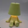 LED Bedside Lamp with Touch Control Creative Thinker Lamp Dimmable Night Light