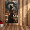 (40*70cm)DIY Full Round Drill Diamond Painting-Dragon Girl