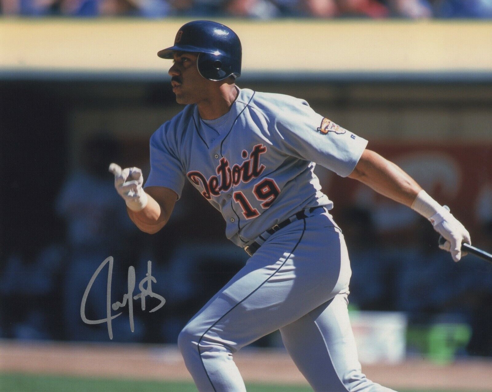 JUAN GONZALEZ SIGNED RARE DETROIT TIGERS 8X10 Photo Poster painting PROOF