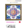 Diamond Painting Special Shaped Drill Mandala With Frame(8.46x8.46inch)