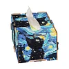 5D DIY Diamond Painting Handmade Tissue Holder Wooden Tissue Box Holiday Gift