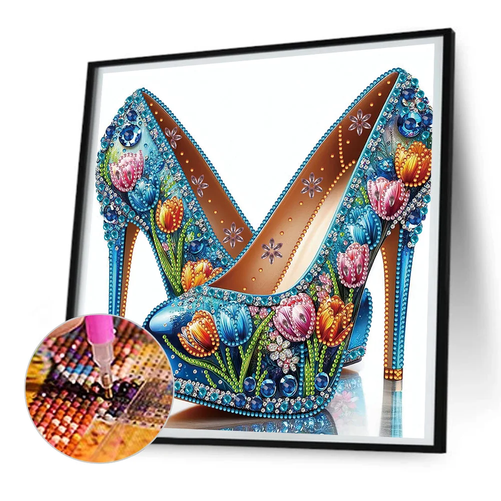 Diamond Painting - Partial Special Shaped Drill - High Heel(Canvas|30*30cm)