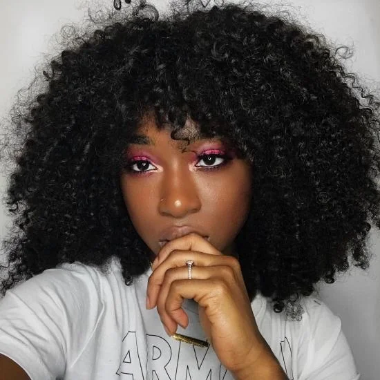  YVONNE Free Combination Super High-density Lace Wig Premium Kinky Curly 3 Bundles With 13*4 Lace Frontal 
