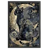 Moon Cat-11CT/14CT Stamped/Counted Cross Stitch 40*60cm(Big Size)
