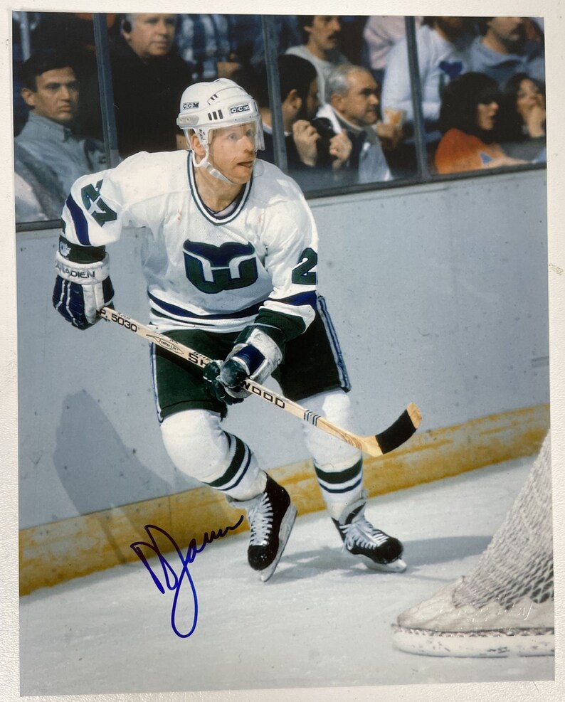 Doug Jarvis Signed Autographed Glossy 8x10 Photo Poster painting Hartford Whalers - COA Matching Holograms