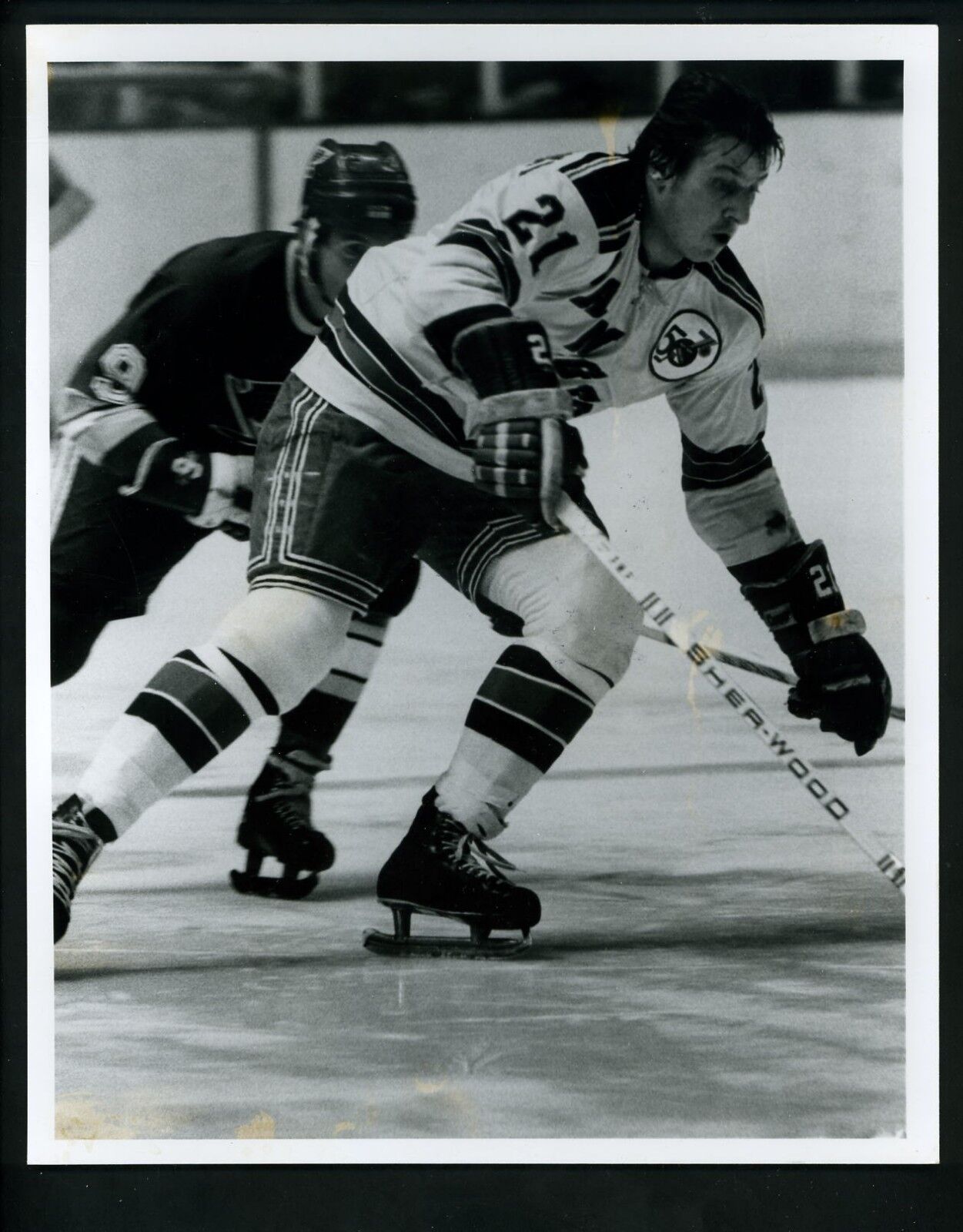 Pete Stemkowski LOT of 12 1970's Press Original Photo Poster paintings New York Rangers