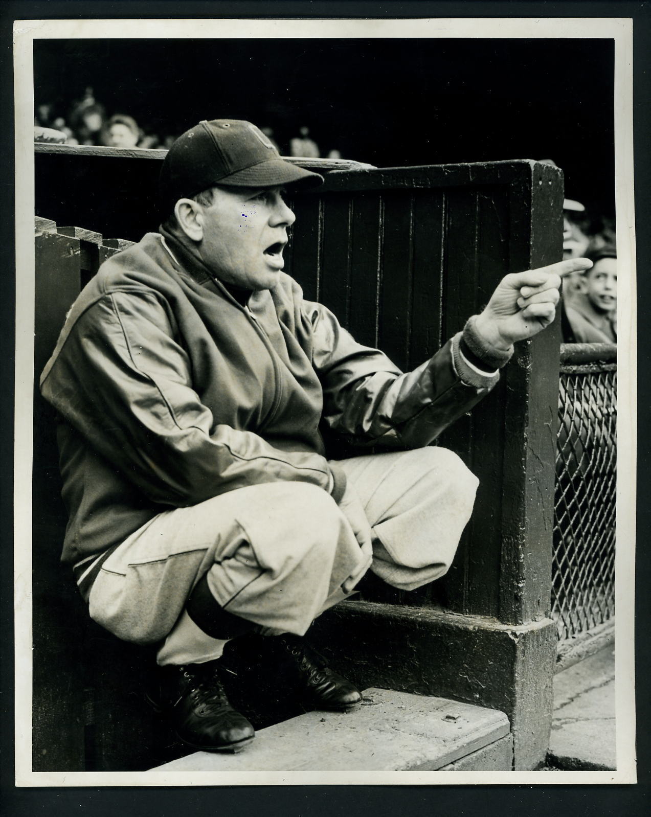 Jimmy Dykes 1946 Press Wire Photo Poster painting Chicago White Sox Manager