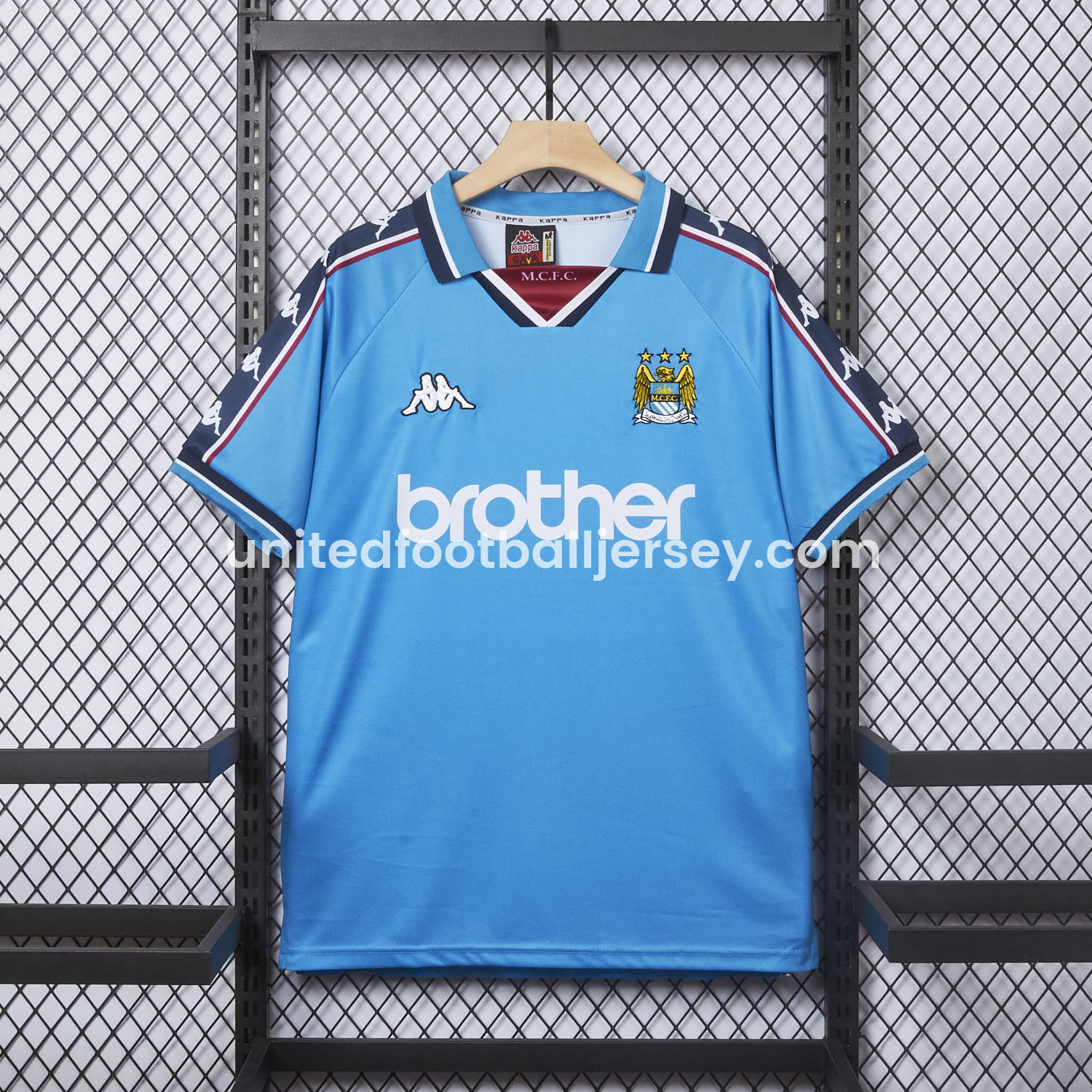 Retro Manchester City 1997-98 Home Jersey
