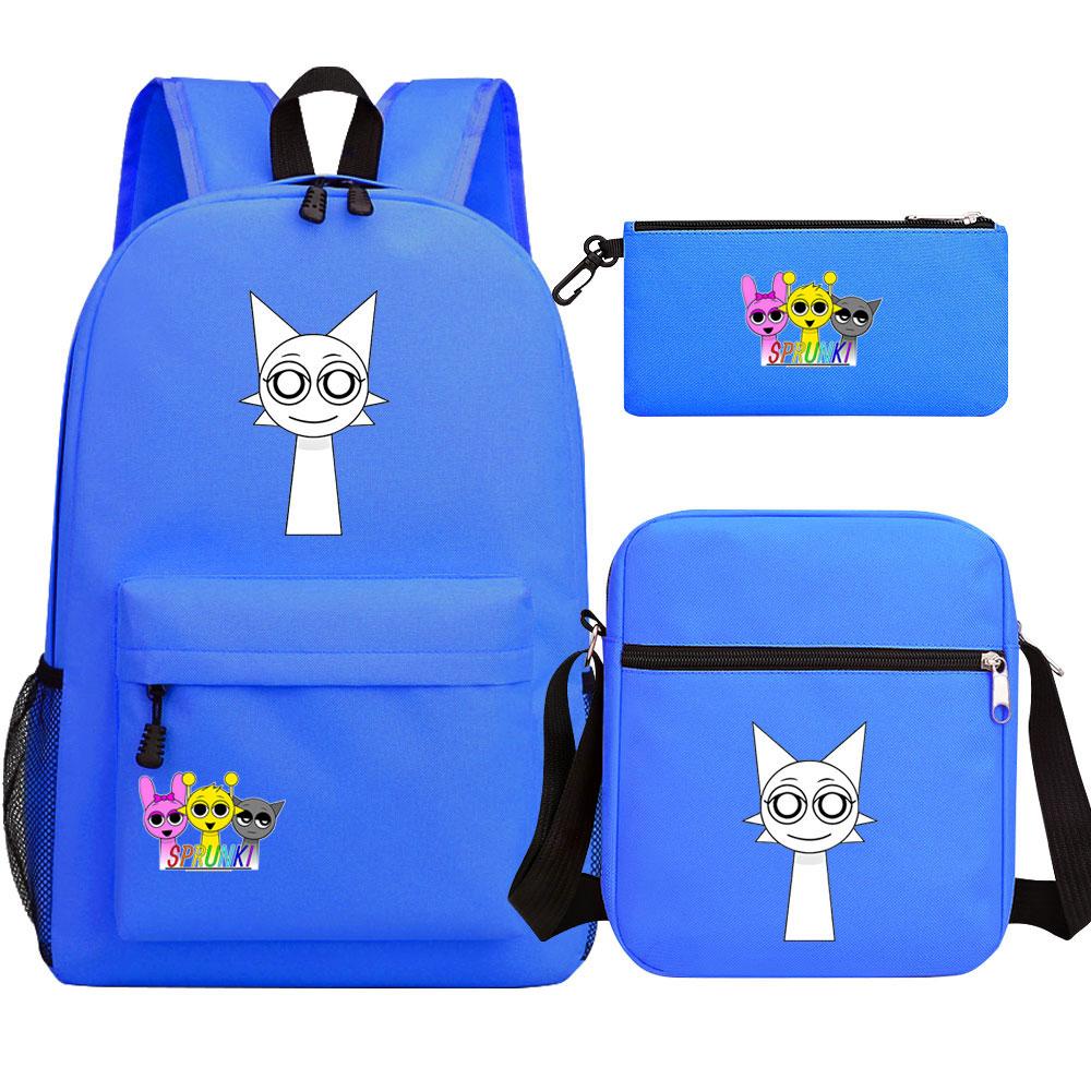 Mayoulove Sprunki Backpack Lightweight Design with Multiple Pockets for School Use-Mayoulove