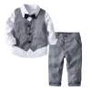 Kids Baby Boys Wedding Suits Formal 3Pcs/Sets