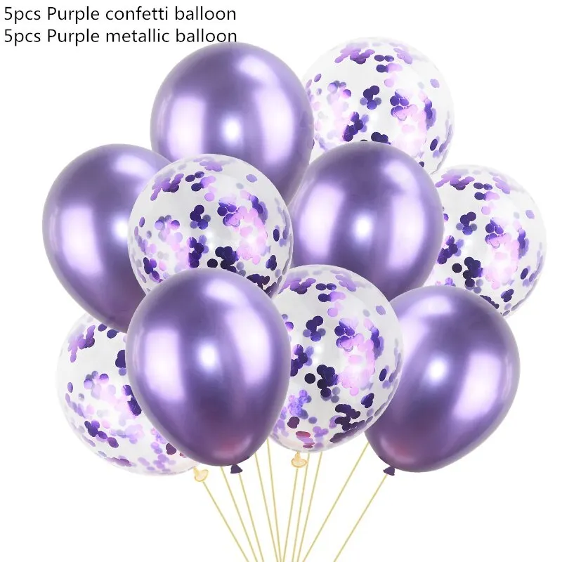 10pcs 12inch Metallic Balloons Metal Latex Balloon Birthday Party Decoration Wedding Balloons gold inflatable helium Balloon