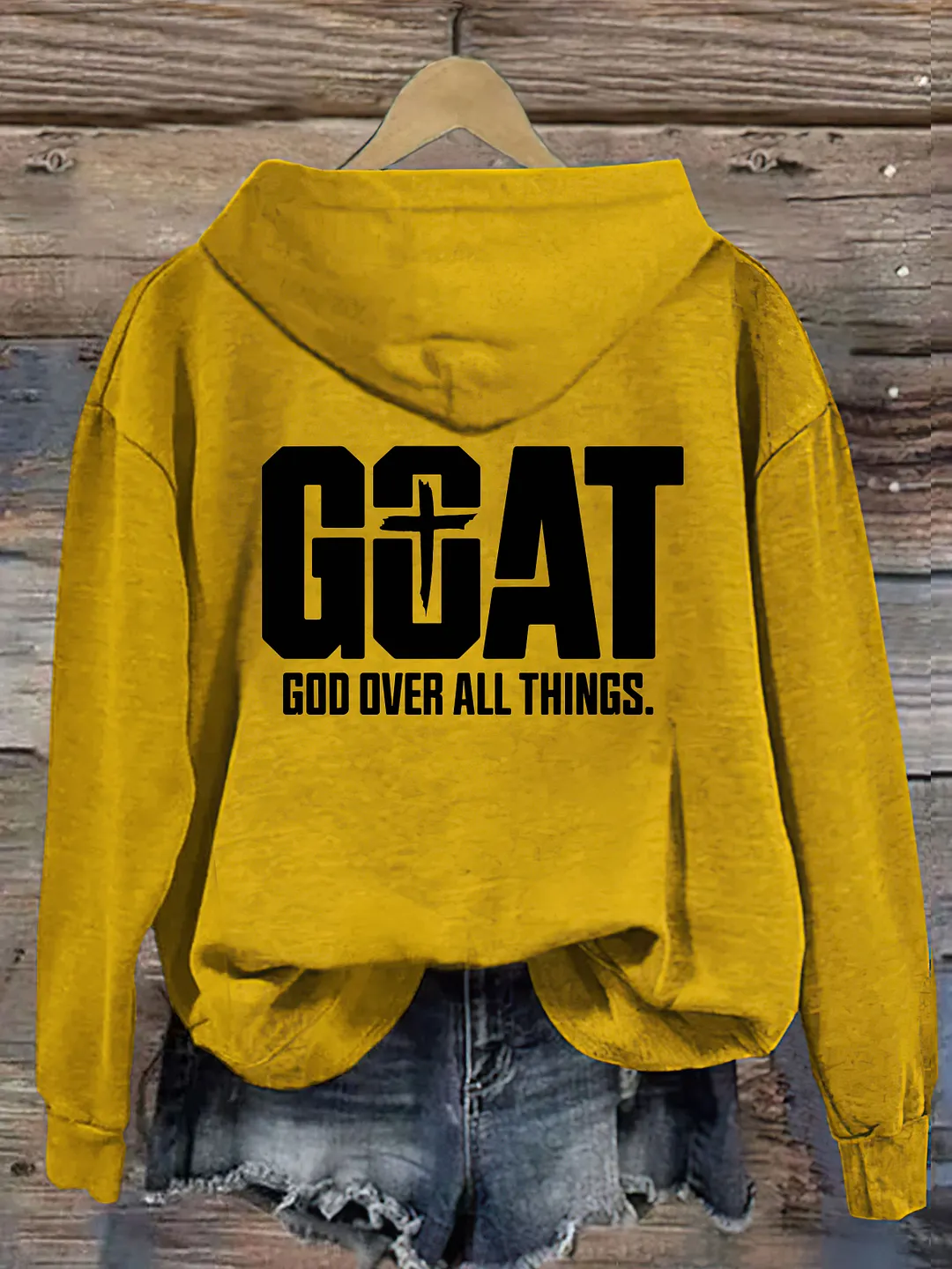 Goat God Over All Things Hoodie