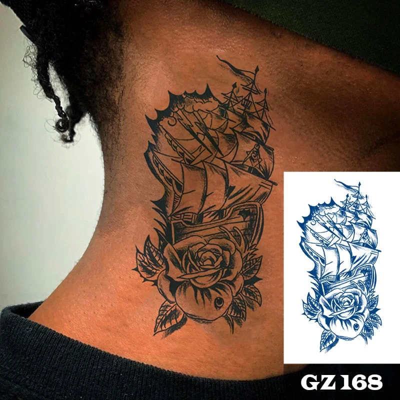 Premium Semi-Permanent Tattoos for Women Men Realistic and Long Lasting 1-2 Weeks,Temporary Tattoos Stickers