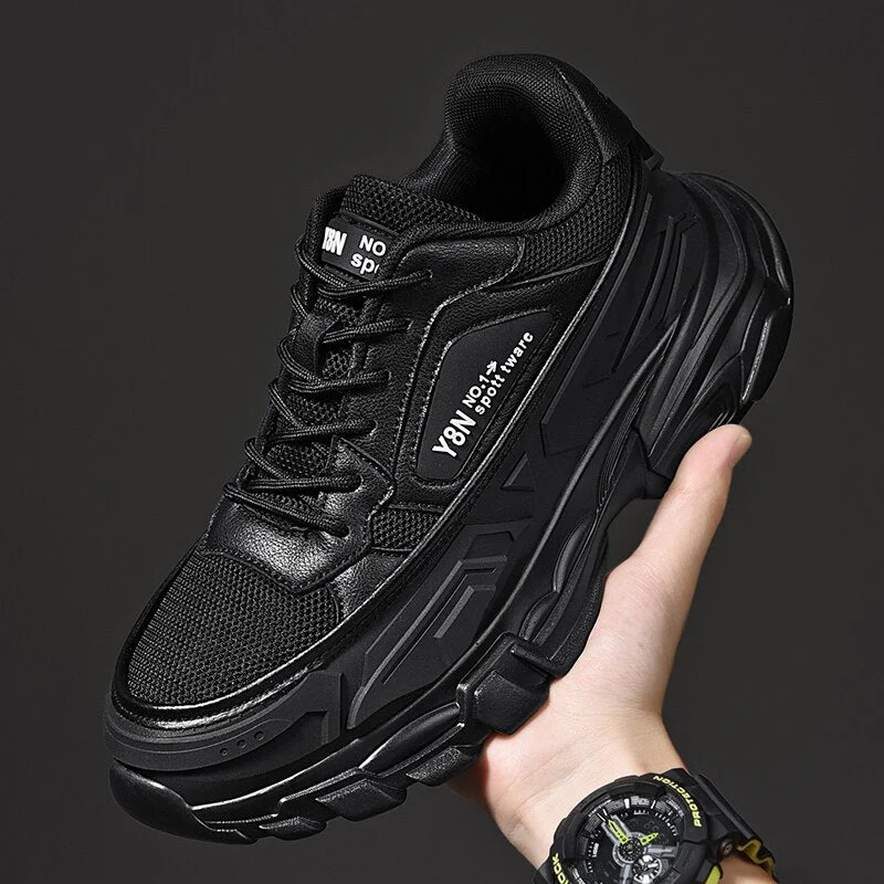 Unisex Spring Running Shoes Women Trend Chunky Sneakers Men Couples Platform Sport Shoes Mesh Walking Shoes  Zapatos De Hombre