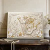 DIY Pearl Painting Gorgeous Mermaid for Home Wall Decor with Frame(20x30cm)