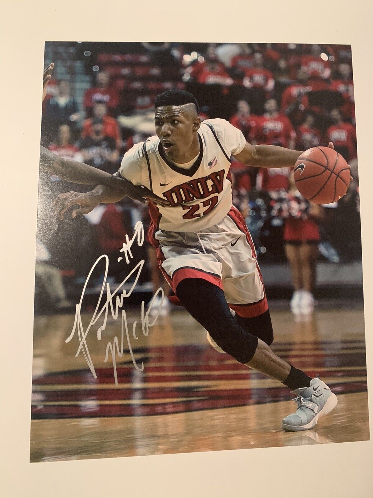 patrick mccaw Signed Photo Poster painting Pic Auto UNLV Warriors 11x14