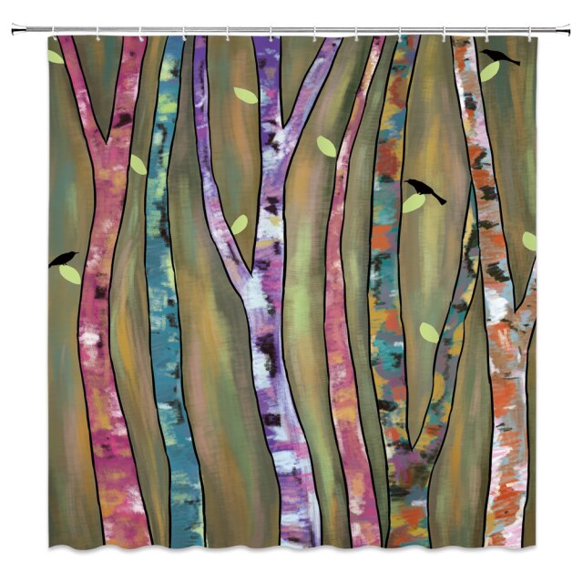 

Shower Curtain – Tree，Tree leaves-180*180cm, 501 Original