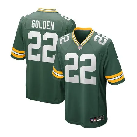 Youth Green Bay Packers #22 Matthew Golden  Green 2025 NFL Draft First Round Pick Game Jersey