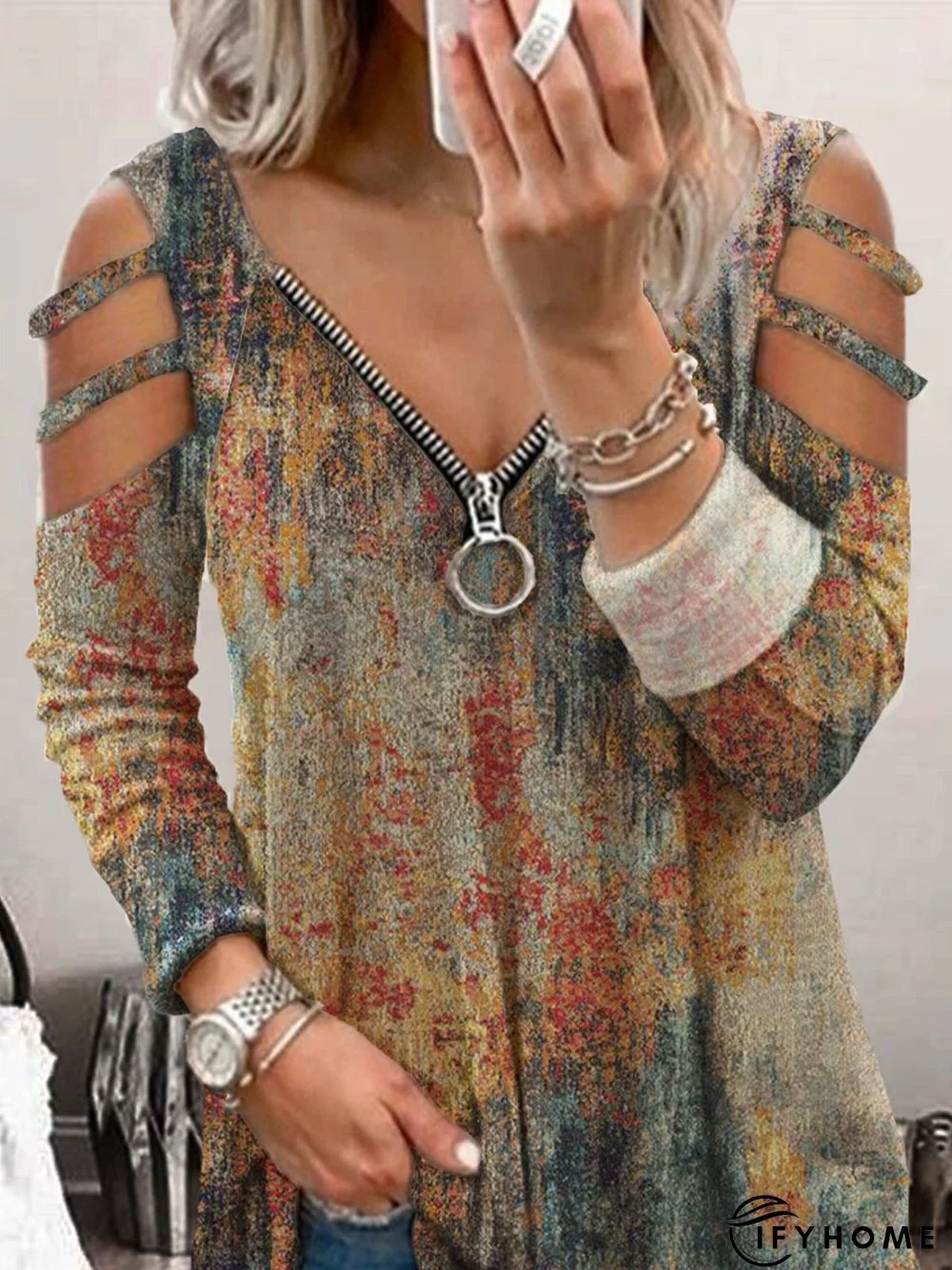 Basic A-Line Long Sleeve T-shirt | IFYHOME