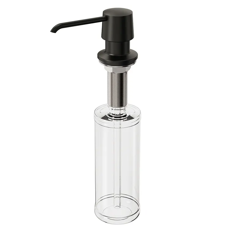 EVERSTEIN Built In Kitchen Sink Soap Dispenser Matte Black