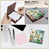 Wooden DIY Lily Butterfly Diamond Painting Kit Note Box with 160 Papers Gifts