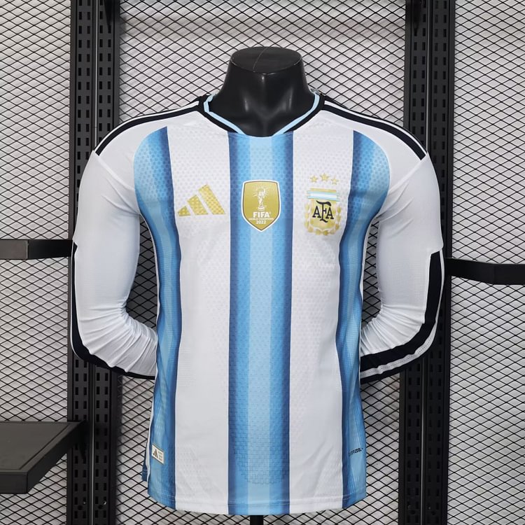2025-26 Argentina Main Long-Sleeve Jersey - Player Version