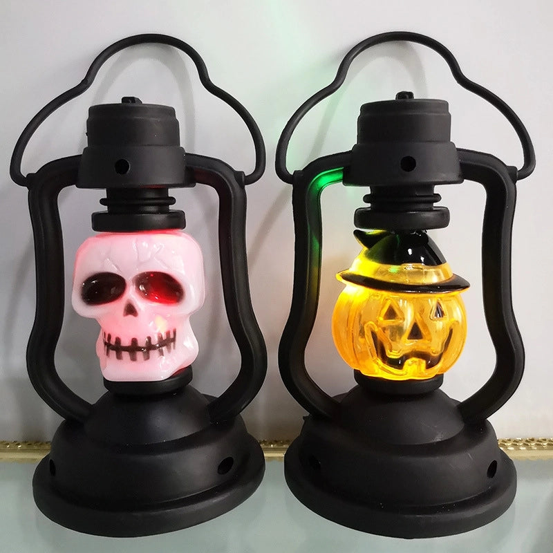Halloween Cute Pumpkin Skull Plastic Party Festival Ornaments Lightings