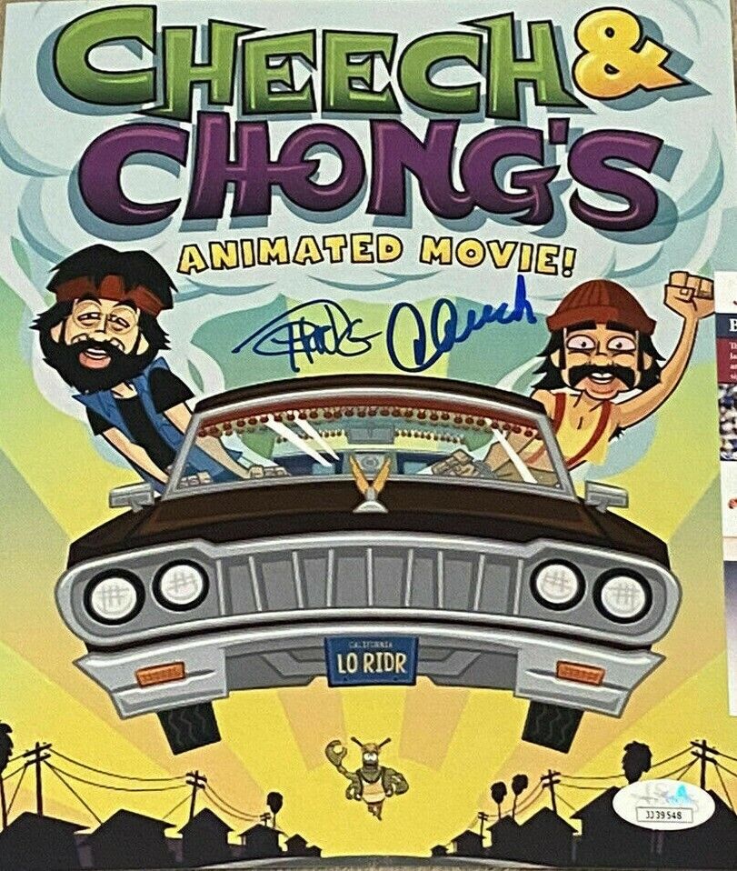 CHEECH AND CHONG HAND SIGNED UP IN SMOKE AUTOGRAPH 8X10 Photo Poster painting COA JSA