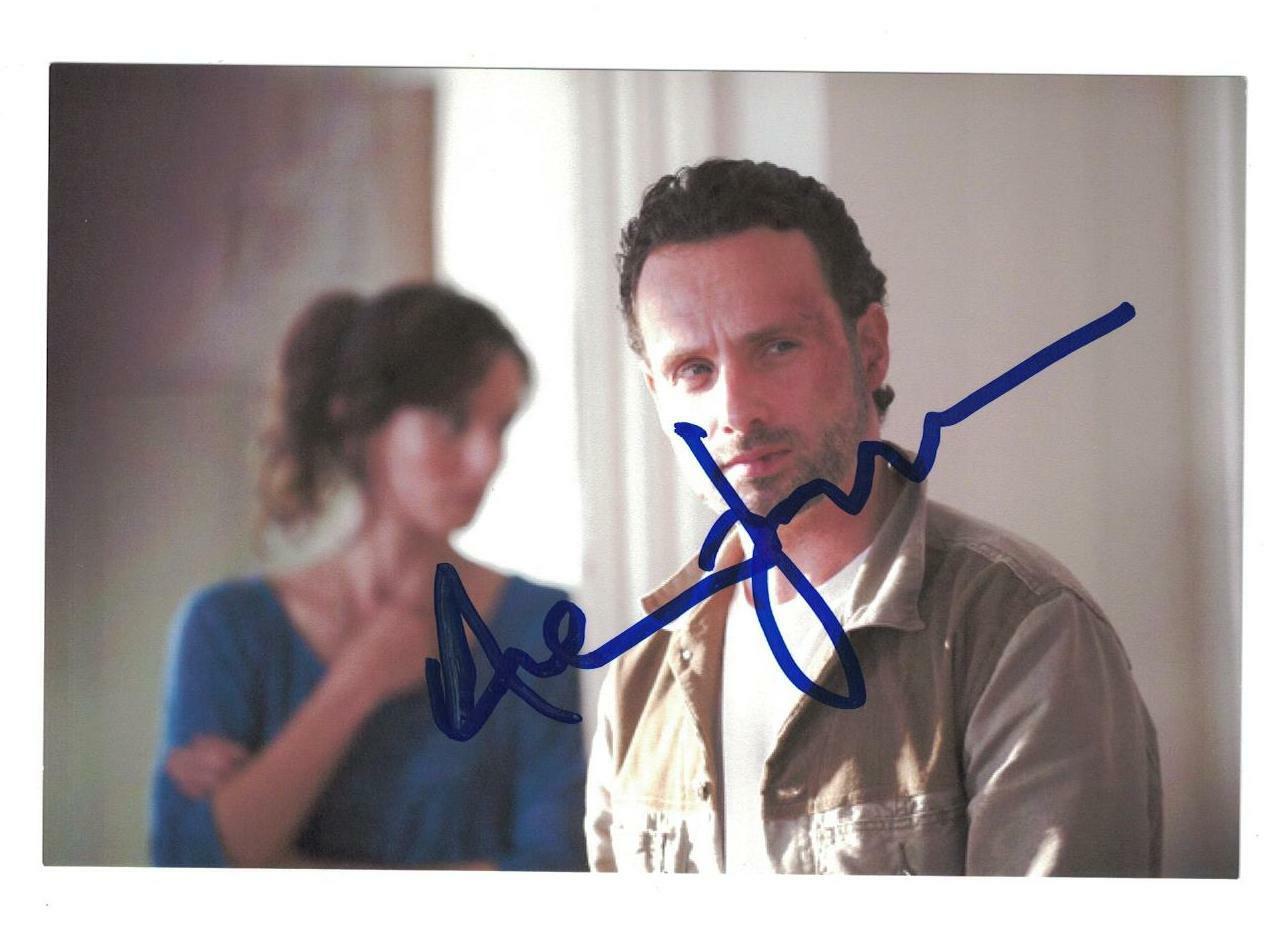 Andrew Lincoln Signed Autographed 4 x 6 Photo Poster painting Actor The Walking Dead