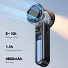 Cooling Ice Compress High-Speed Fan 100 Gears Stepless Speed Regulation Long Life High Wind Power Handheld Mini Fan