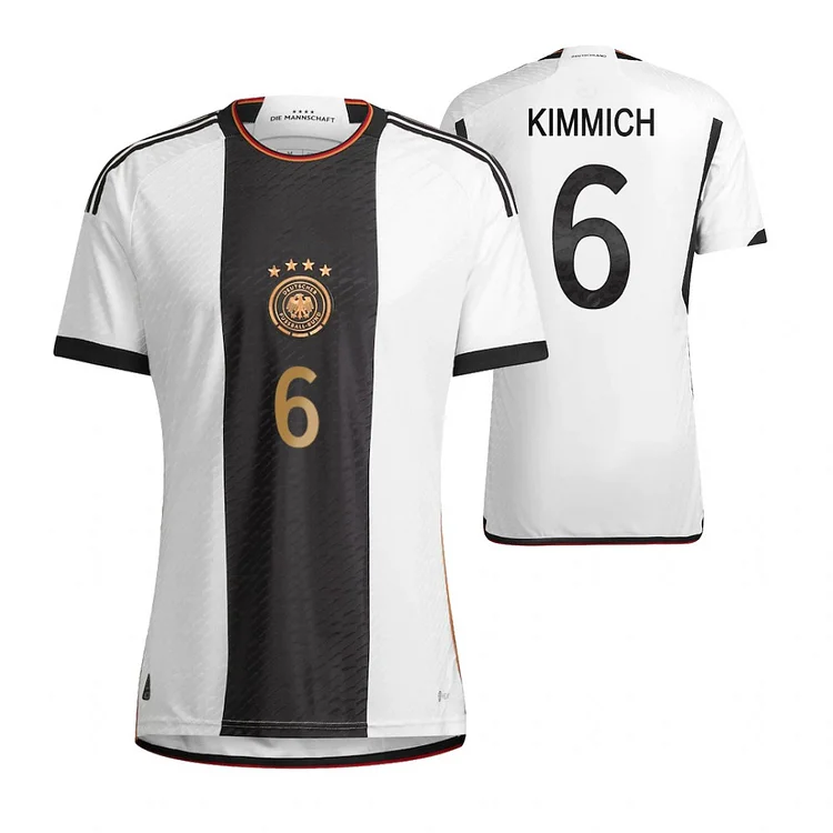Deutschland Joshua Kimmich 6 Home Tirkot WM 2022